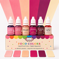 Valentine | Pack of 6 Edible Liquid Color
