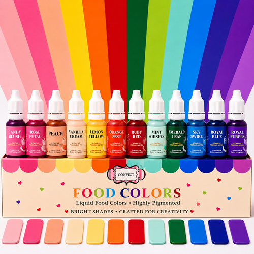 Core Baking | Pack of 12 Edible Liquid Color
