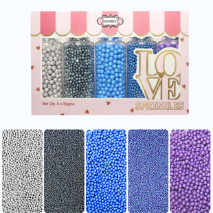Sea Disco Balls Assorted Sprinkles (DB-04) - 100Gms