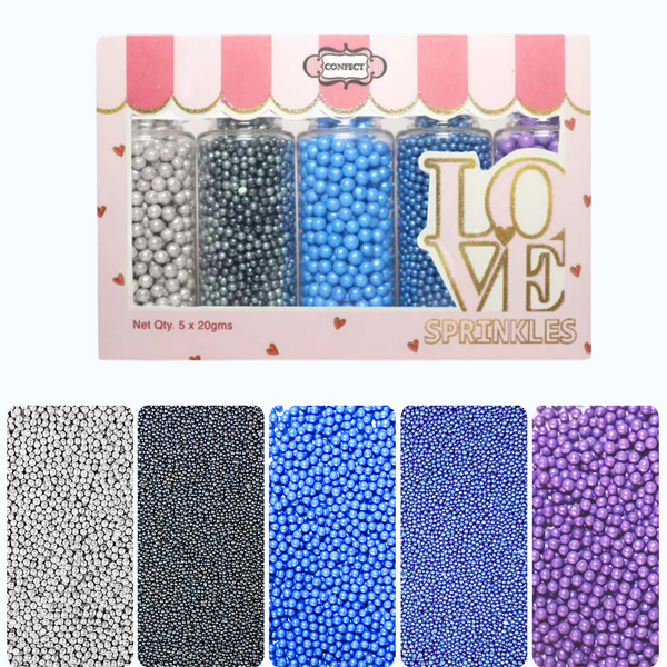 Sea Disco Balls Assorted Sprinkles (DB-04) | 140g