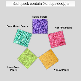 Tropical Summer Disco Balls Assorted Sprinkles (DB-05) - 100Gms