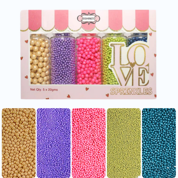 Tropical Treat Disco Balls Assorted Sprinkles (DB-02) | 140g