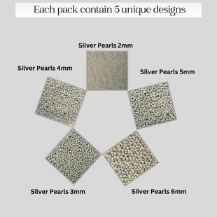 Shimmering Sliver Disco Balls Assorted Sprinkles (DB-11) - 100Gms