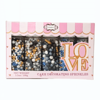 Black, Blue & White | (01) Father's Day Sprinkles 100Gm