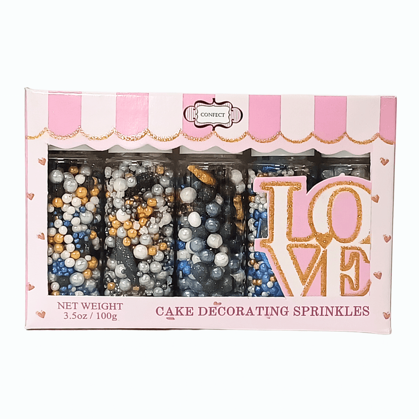 Black, Blue & White | (01) Father's Day Sprinkles 100Gm