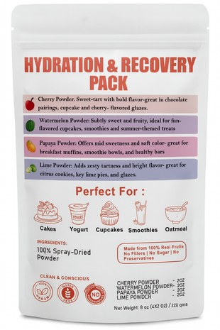 Hydration and Preparation Pack | Fruit Powder Combo 100g