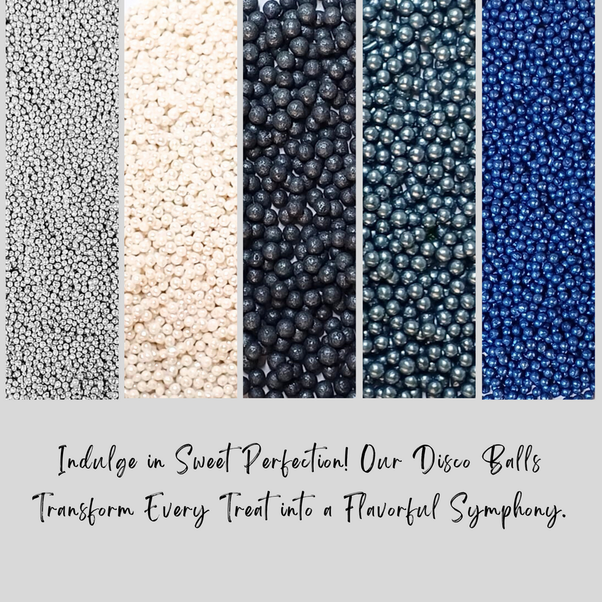 Starry Night Disco Balls Assorted Sprinkles (DB-10) - 100Gms