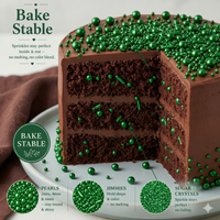 Sprinkles for Cakes & Cupcakes Decoration | USP-11(Pea Green)