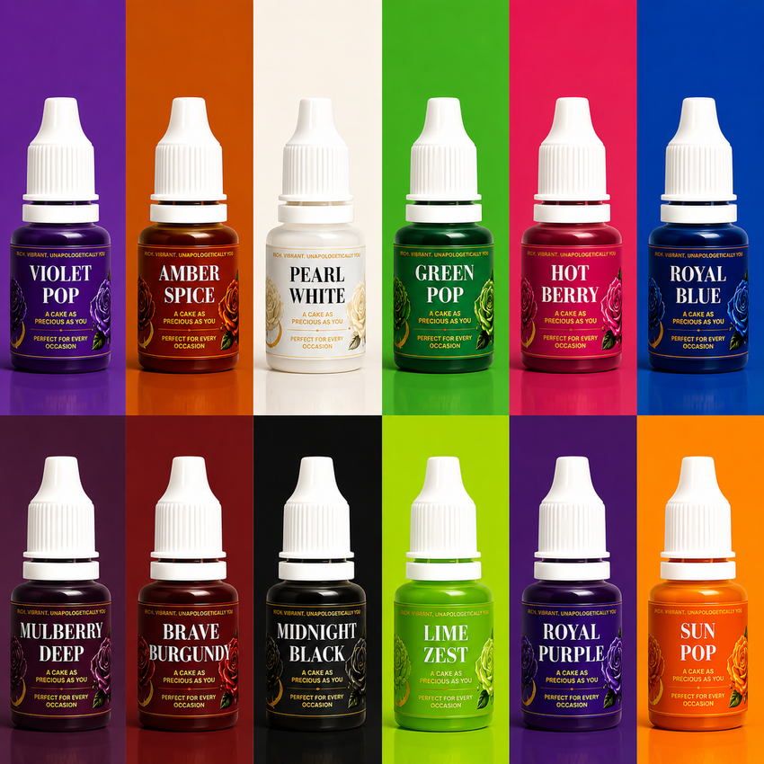 Halloween | Pack of 12 Edible Gel Color