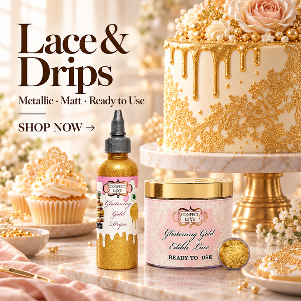 Lace, Drips & Shimmer