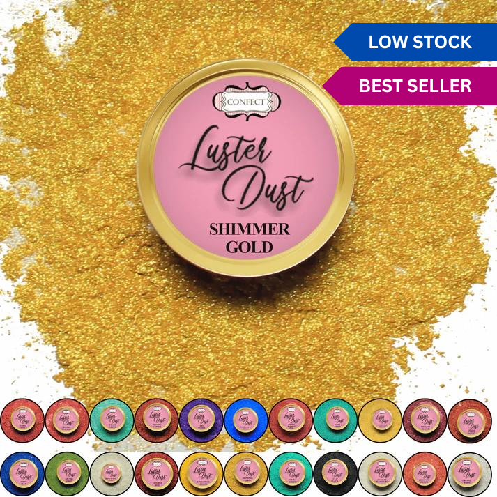 Shimmer Gold | Edible Luster Dust 5 Gms