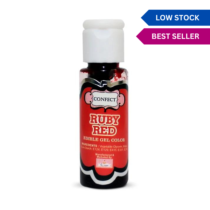 Ruby Red | Edible Gel Color 20 Gms