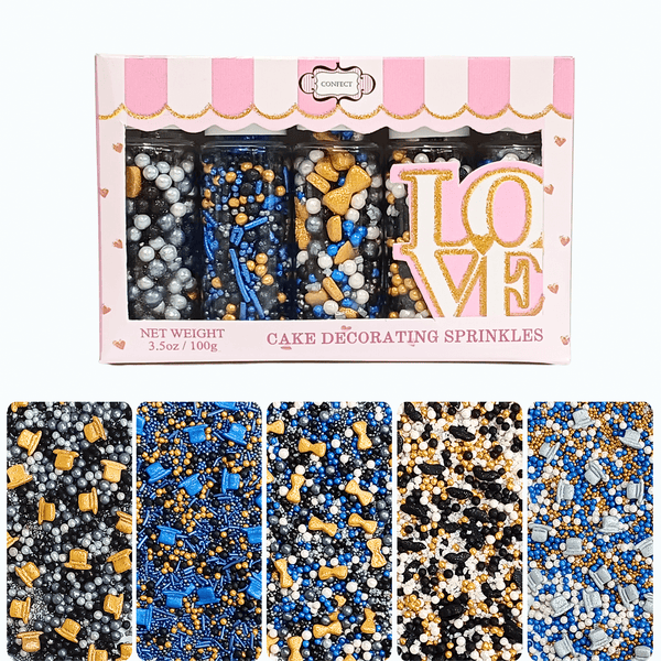 Black, Blue & White | (03) Father's Day Sprinkles 140g