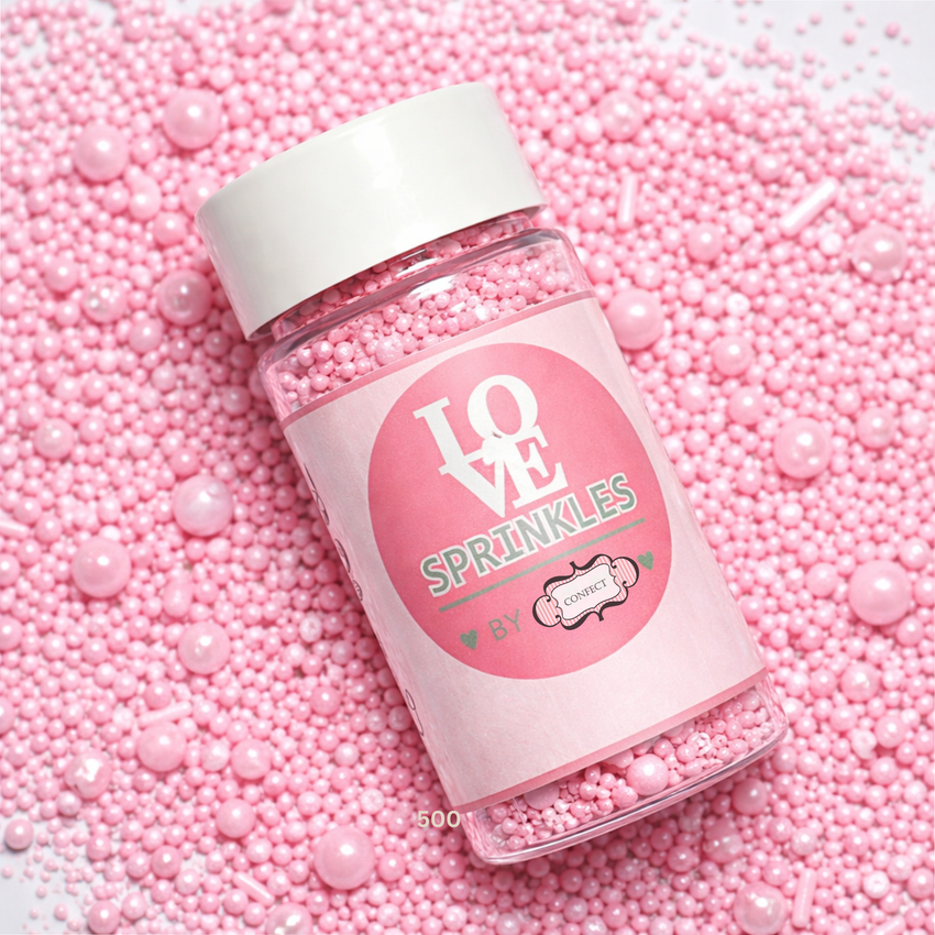 Baby Pink | Sprinkles Bottle for Decoration Bottle 120 g