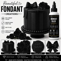 Midnight Black | Edible Gel Color 60ml