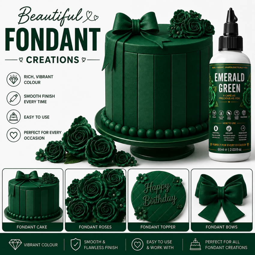 Emerald Green | Edible Gel Color 60ml