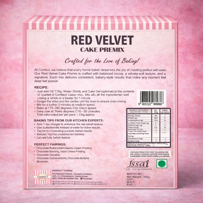 Red Velvet | Cake Premix 800 Gms