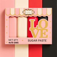 Multipack of Blush Pink, White, Red and Black 28