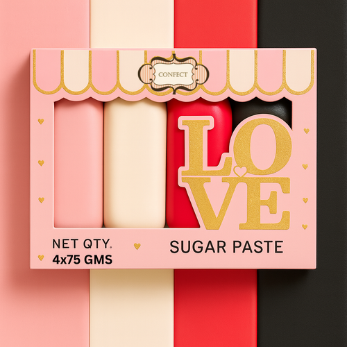 Multipack of Blush Pink, White, Red and Black 28