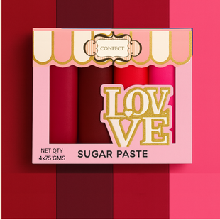 Multipack of Magenta, Burgundy, Red and Neon Pink Sugarpaste 30