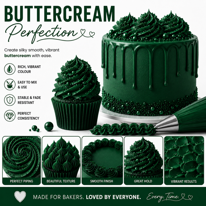 Emerald Green | Edible Gel Color 60ml