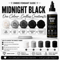 Midnight Black | Edible Gel Color 60ml