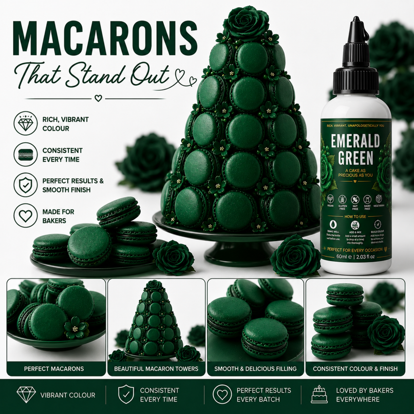 Emerald Green | Edible Gel Color 60ml