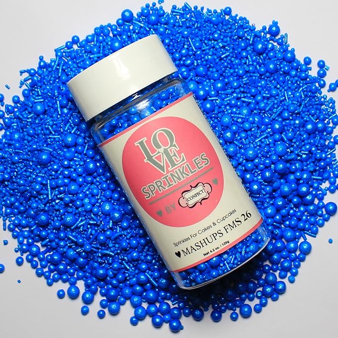 Sky Blue | Sprinkles Bottle for Decoration Bottle 120 g