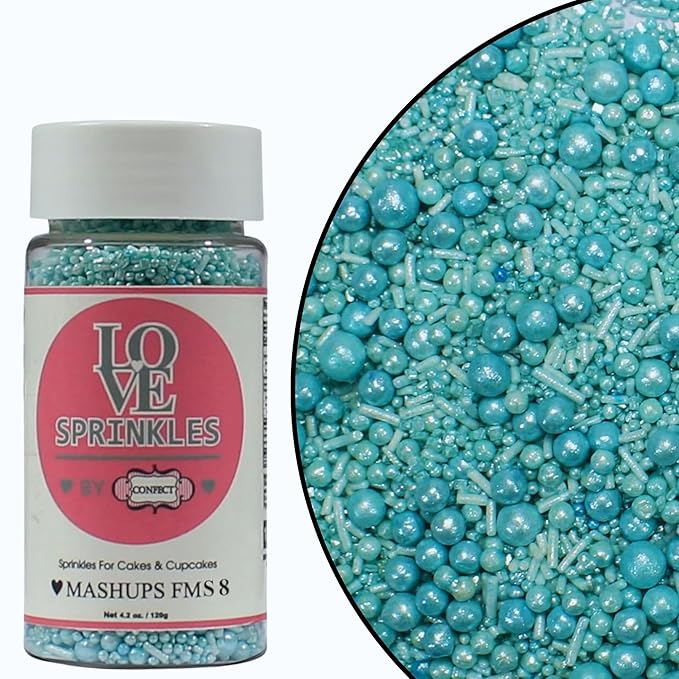 Baby Blue | Sprinkles Bottle for Decoration Bottle 120 g