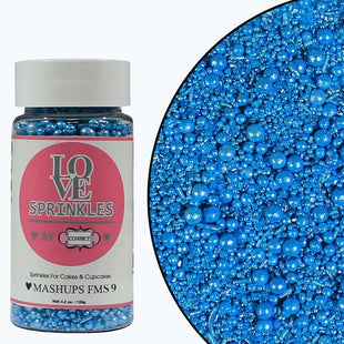 Bright Blue | Sprinkles Bottle for Decoration Bottle 120 g