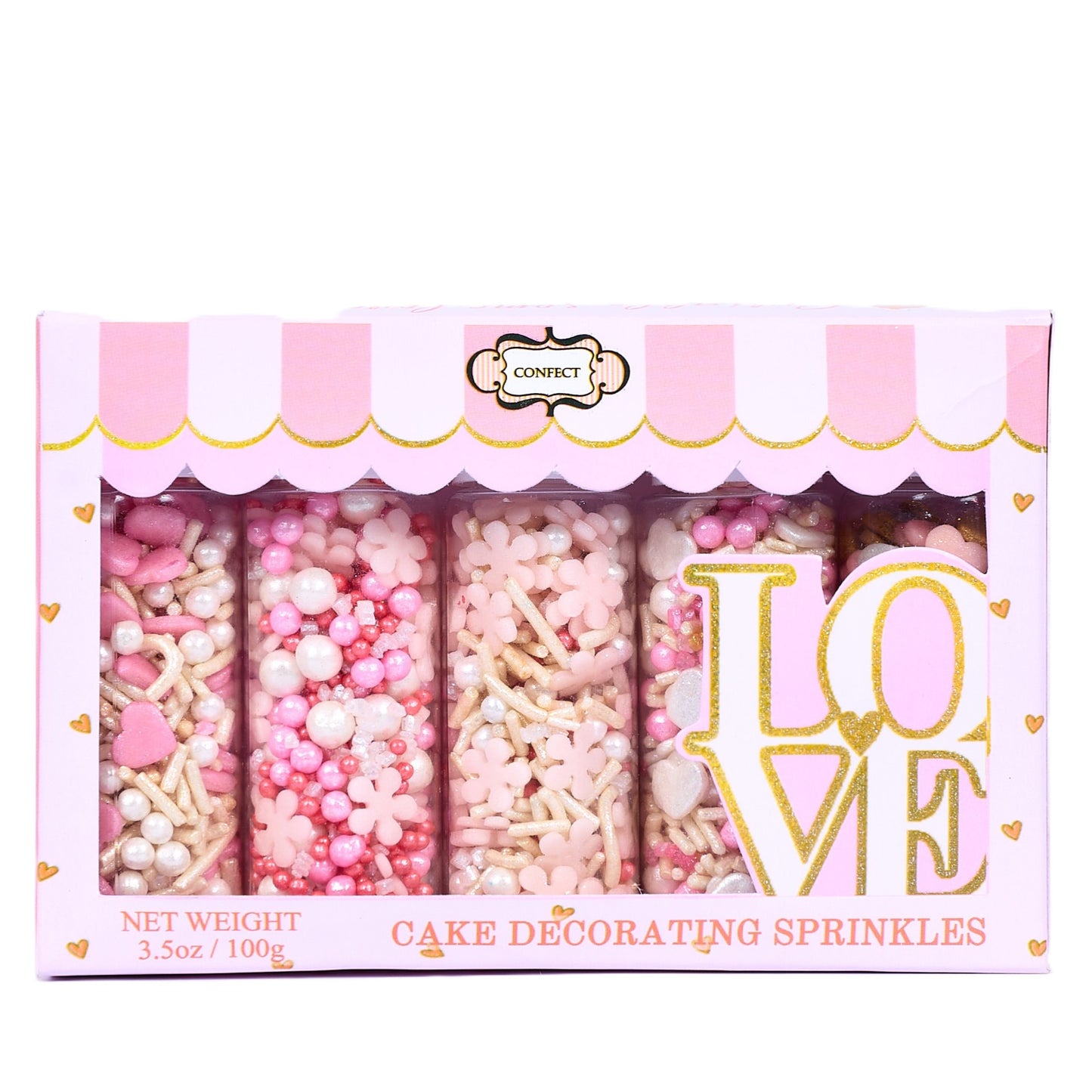 Valentine Sprinkles VS Multipack 18 - 100 gms