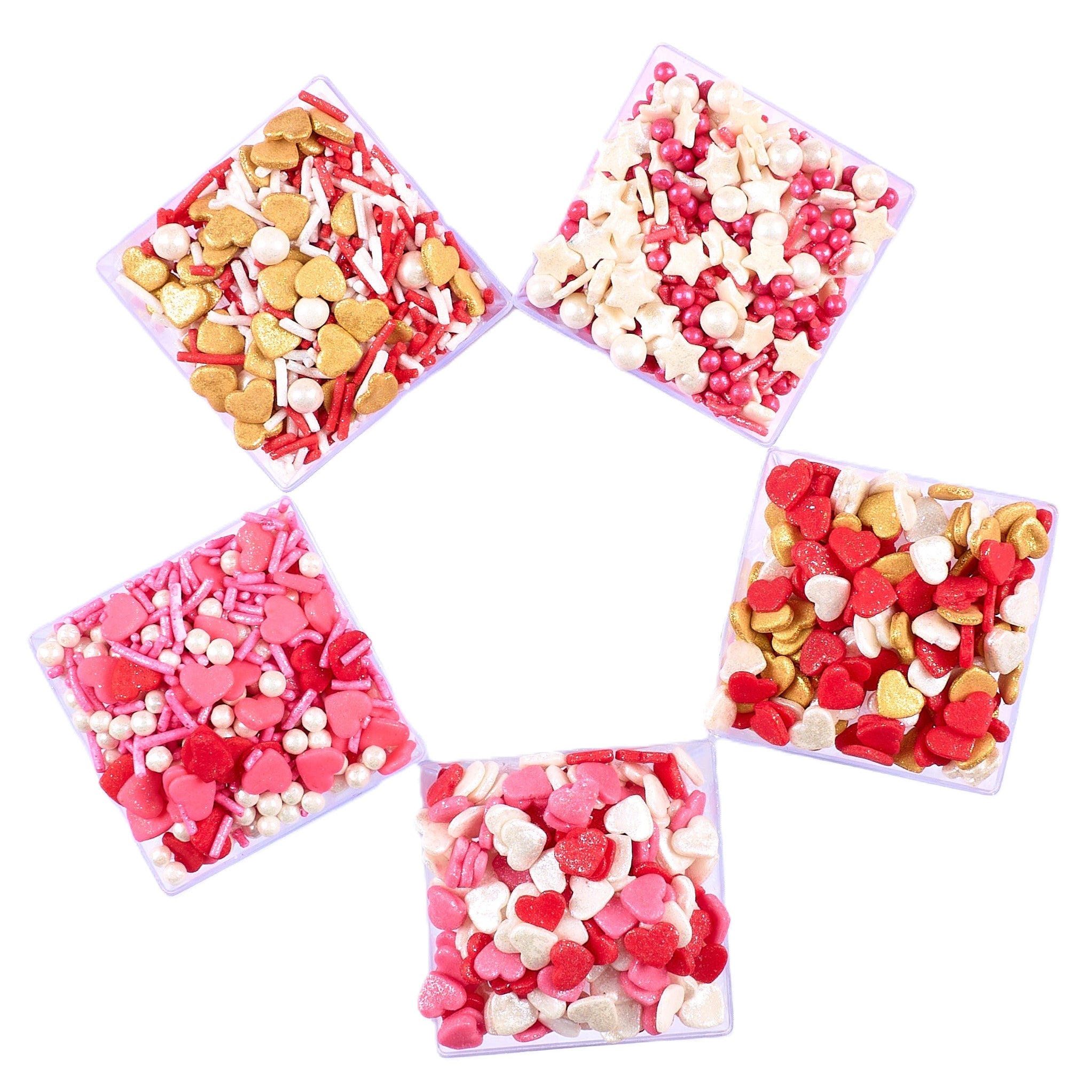 Valentine Sprinkles VS Multipack 08 - 100 gms