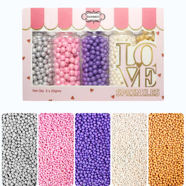 Royal Unicorn Disco Balls Assorted Sprinkles (DB-07) | 140g