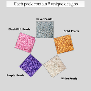 Royal Unicorn Disco Balls Assorted Sprinkles (DB-07) - 100Gms