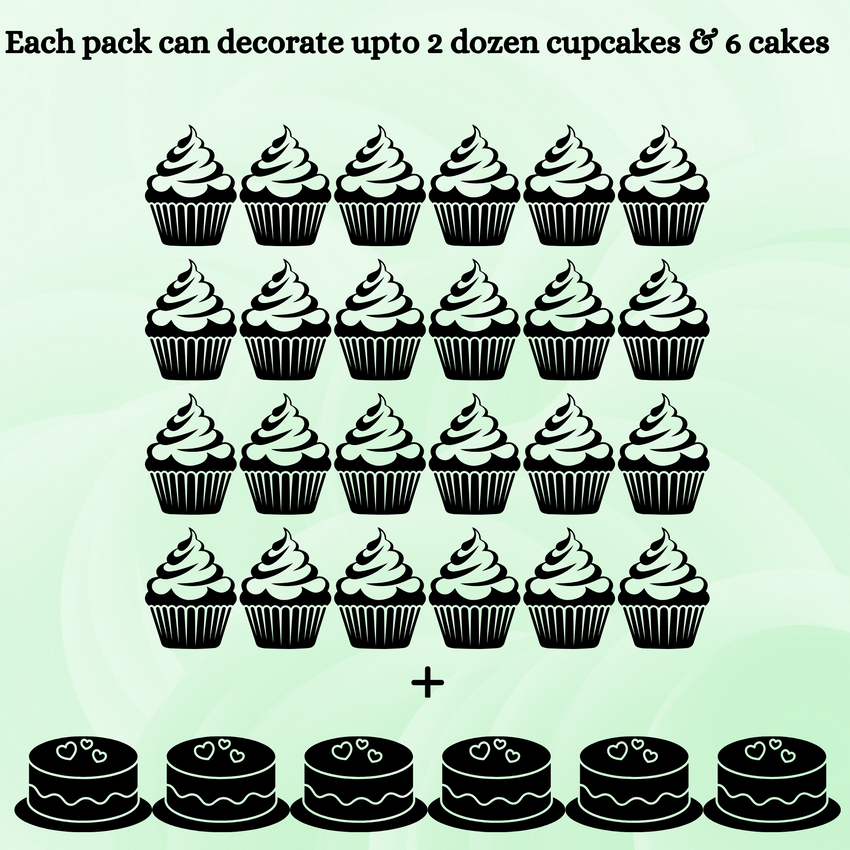 Easter Sprinkles Edible | Mix Parrot Green, Yellow, Pink, White and Silver Pearls & Stars Pack of 5 (EAST 7) - 100Gms