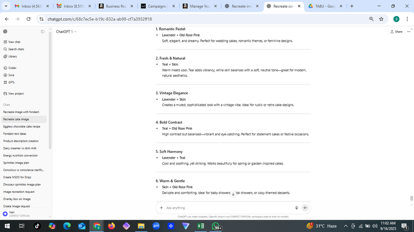 Multipack of Lavender, Electric Blue, Skin and Old Rose Sugarpaste 22