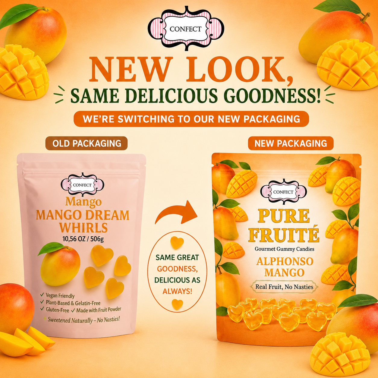 Mango Dream Whirls Gummies