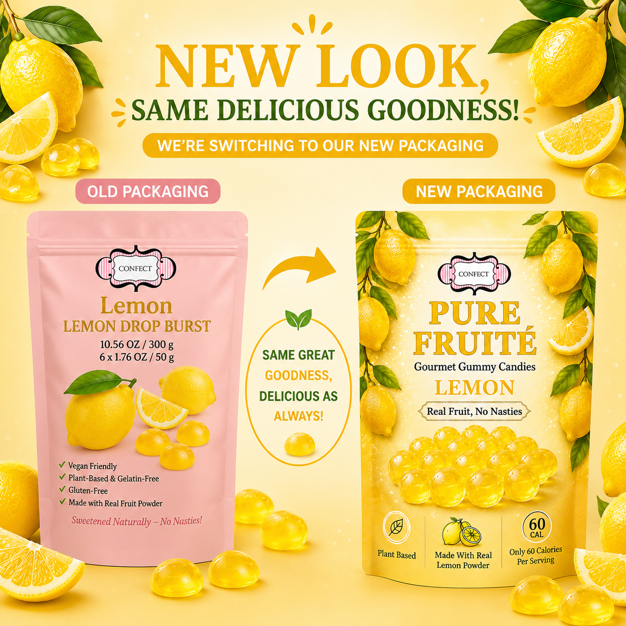 Lemon Drop Burst Gummies