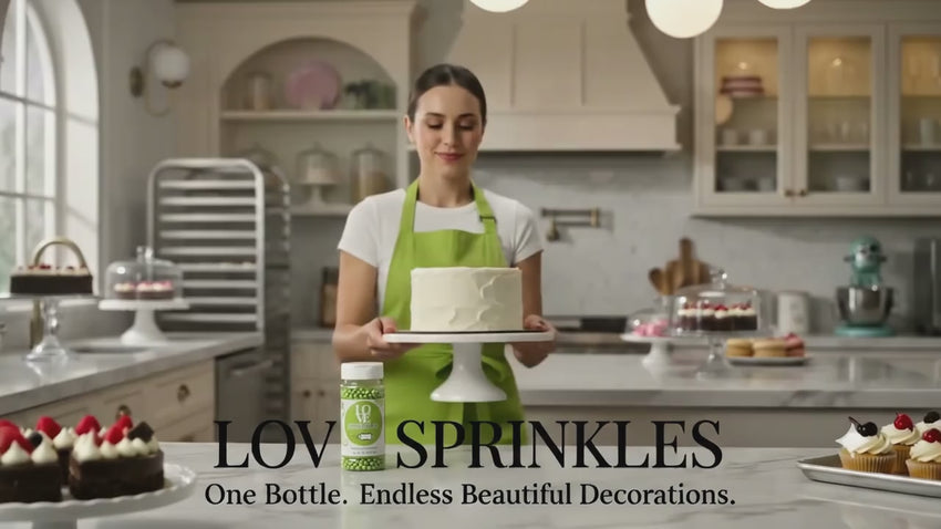 Lime Green | Sprinkles Bottle for Decoration Bottle 120 g