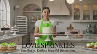 Pea Green | Sprinkles Bottle for Decoration Bottle 120 g