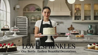 Black | Sprinkles Bottle for Decoration Bottle 120 g