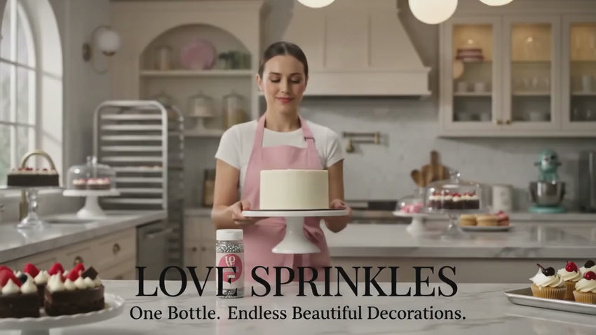 Silver | Sprinkles Bottle for Decoration Bottle 120 g