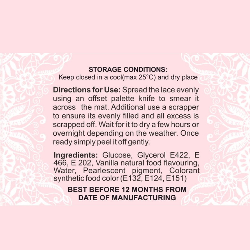 Lemon Yellow | Edible Lace 100 Gms