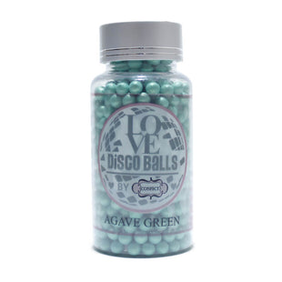 Agave Green Disco Balls Sprinkles 6 MM 120 Gms