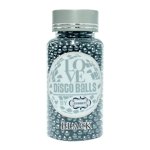 Black Disco Balls Sprinkles 4 MM 120 Gms