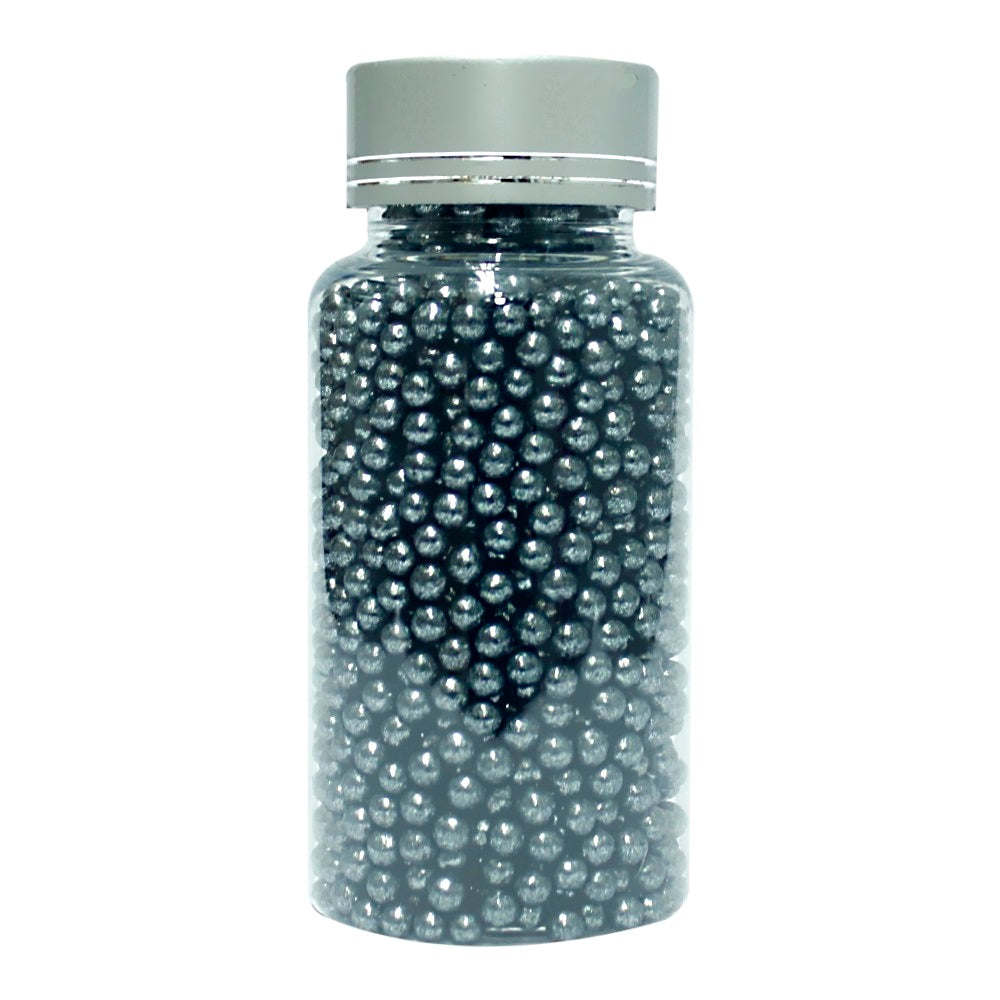 Confect Black Disco Balls Sprinkles 4 MM 120 Gms