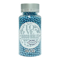 Blue Disco Balls Sprinkles 3 MM 120 Gms