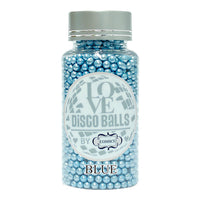 Blue Disco Balls Sprinkles 4 MM 120 Gms
