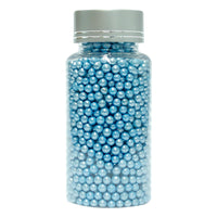 Blue Disco Balls Sprinkles 4 MM 120 Gms