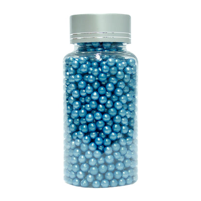 Confect Blue Disco Balls Sprinkles 6 MM 120 Gms